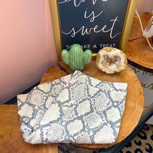 American Eagle snake skin print shorts